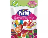 Bolsa de dulces Fini Savanna Mix, con ositos, fresas y huevos fritos. ¡Disfruta de estos deliciosos dulces celiacos sin gluten!