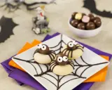 Deliciosas arañas de chocolate, perfectas para aprender como hacer arañas de chocolate para Halloween. ¡Son adorables y sabrosas!