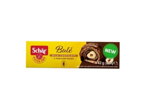 Caja de bombones Schär Bulé, chocolate con leche y avellana. ¡Novedad! Estos bombones no tienen gluten, ideales para celíacos.
